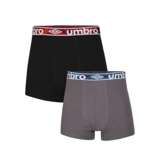 UM 2410 boxery pánské černočervené, šedé 2 PAck