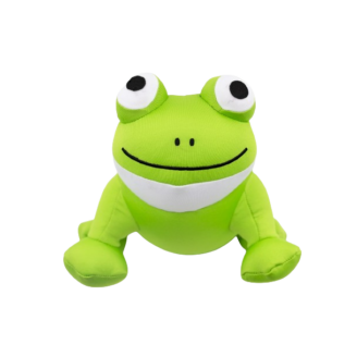 Plyšová žába zelená